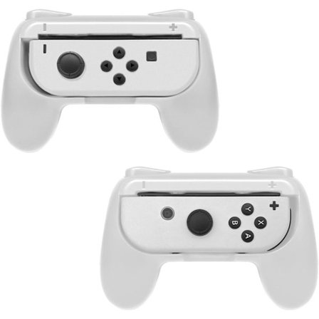 Grepp som är kompatibla med Nintendo Switch Joy-Con & Switch OLED-modell, slitstarkt handtagskit för spelkontroll, ersättning för Nintendo Switch Joy-