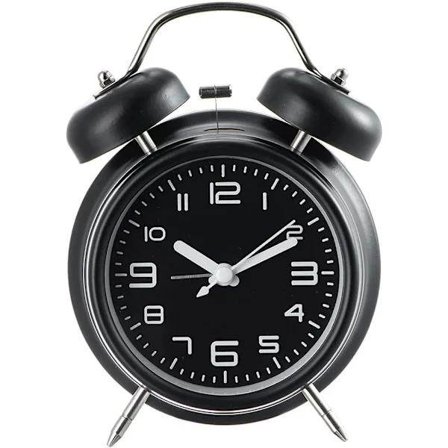 Superhøy vekkerklokke for voksne som sover tungt, stille uten tikking