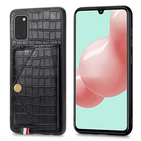 Glat cover med kortrum - Samsung Galaxy A41 Svart