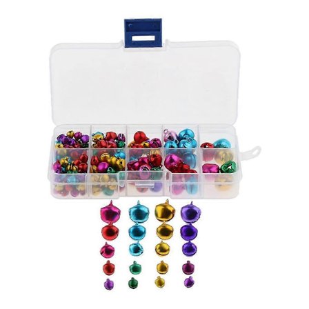 Hobbyklokker, klokker til julefestdekorationer ornament 500 stk. 6 mm