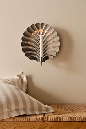 Jotex - Vegglysholder 31.5 Cm sølv - WALLE - Kjøp Lysestaker hos Jotex