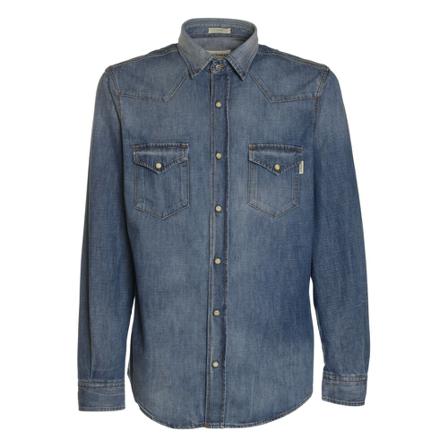 Roy Roger's Shirt Martin, Denim Blå, Dame Skjorter