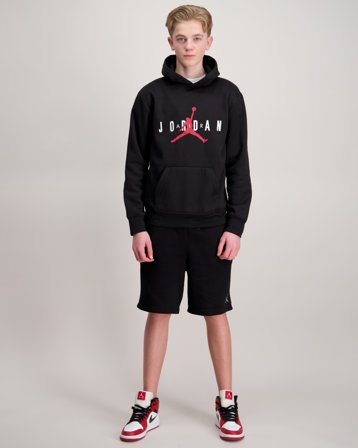 Nike Jordan JDB JUMPMAN SUSTAINABLE PULLOV Sort Hoodies/Hættetrøjer Dreng - Kids Brand Store