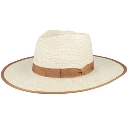 Brixton - Beige straw Hatt - Jo Rancher Natural/Tan Straw Hat @ Hatstore