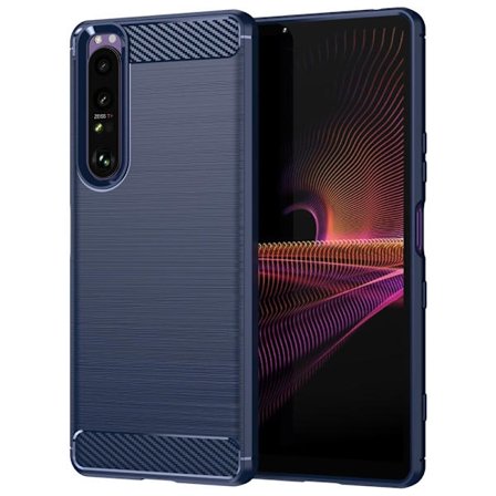 Carbon Flex Sony Xperia 1 III skal - Blå