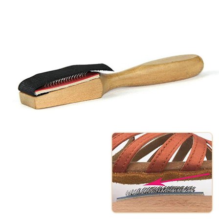 Dansesko-børste Støvfjernelse Træhåndtag Forbedre Friktion Hoved