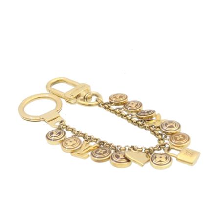 Louis Vuitton Vintage, Pre-owned Porte Cles Chainne Pastilles Geel, Dames, Maat:ONE Size