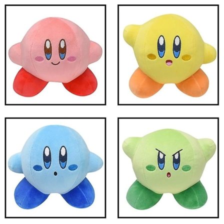 Spot Delivery Nintendo-peli Kirby-lelut 4 söpöä tähti Kirby -pehmolelu nukke etiketillä vaaleanpunainen 15 cm
