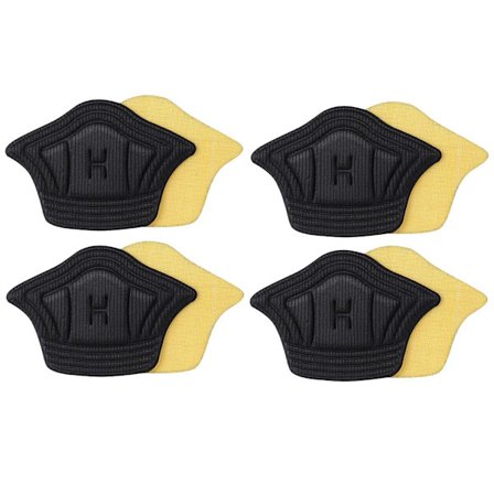 Hælplaster for sko / skoinnlegg selvklebende Svart