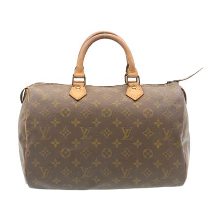 Louis Vuitton Vintage Pre-owned Speedy 30 Monogram HandTas , Bruin , Dames , Maat: ONE Size Vintage Tassen