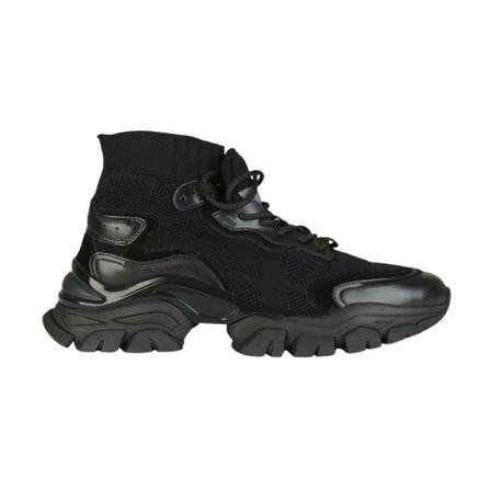 Moncler High Topp Panelled Sneakers svart, Herr, Herr, Storlek: 40 EU