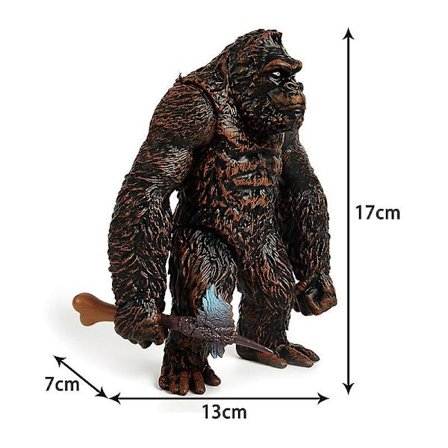 King Kong Action Figur Statyett Figur Samling Action Figur Modell Leksak Gåva