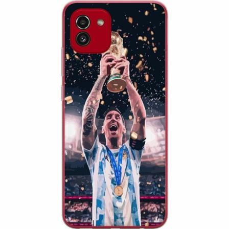 Samsung Galaxy A03 Genomskinligt Skal Messi