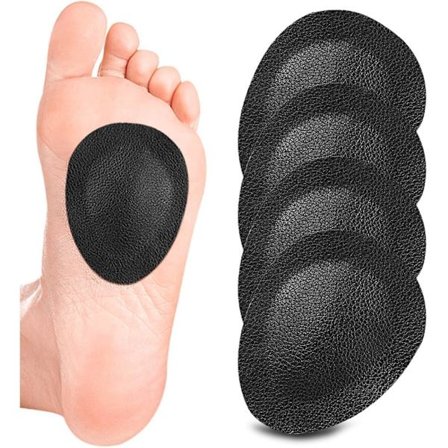 2 par gel metatarsal puder, anti-friktion, bløde og komfortable, selvklæbende metatarsal puder, velegnet til hverdagssko.