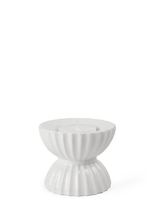LYNGBY PORCELÆN TELYSLYKT 8CM HVIT TURA
