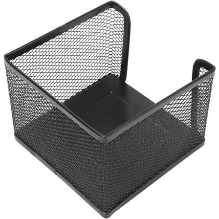 1 st svart minimalistisk järn nät anteckningsbok anteckningspapper förvaringslåda