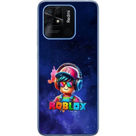 Kompatibelt Mobilskal till Xiaomi Xiaomi Redmi 10C Roblox Space Explorer Design utformad i ett futuristiskt rymdtema med färgstarka detaljer, känsla