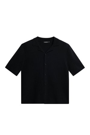 J.Lindeberg - Sal Knitted Boucle Shirt - Black - Mann - XL