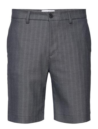 Como Reg Herringb Shorts Shorts Chinos Shorts Marineblå Les Deux*Betinget Tilbud