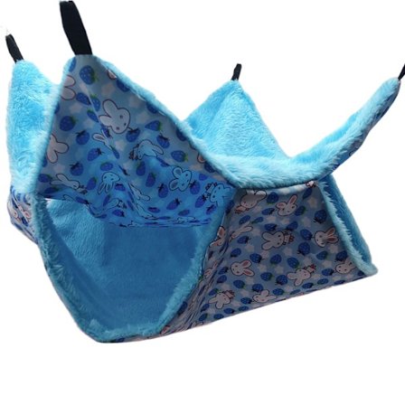 Marsvin hamster hængekøje varm seng blød måtte dobbelt lag til små kæledyr