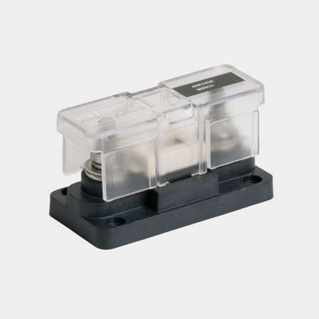 Porta-fusível BEP Marine Pro Installer ANL Fuse Holder, para 1 fusível de lâmina, M8, 50 V DC, 35 - 300 A
