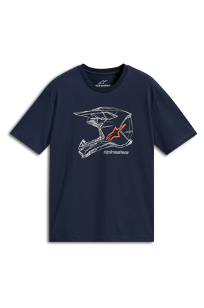 T-Shirt Alpinestars MX Cross CSF Blu Navy L