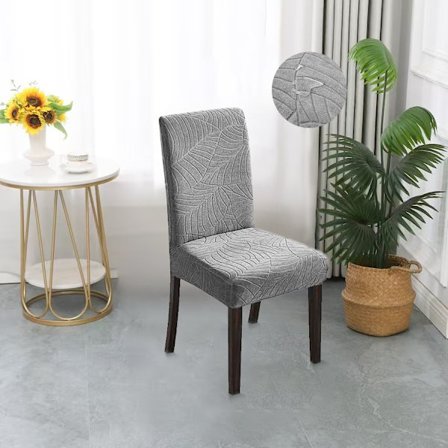 4-delt jule-stolebetræk, strækbart stof, aftageligt og vaskbart.