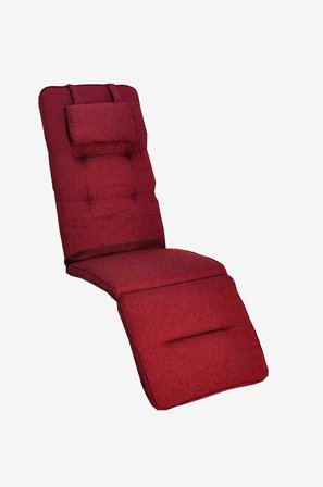 Fritab - Pude til Baden Baden , Woodline - Rød - Hynder til solstole & solsenge - Fra Homeroom