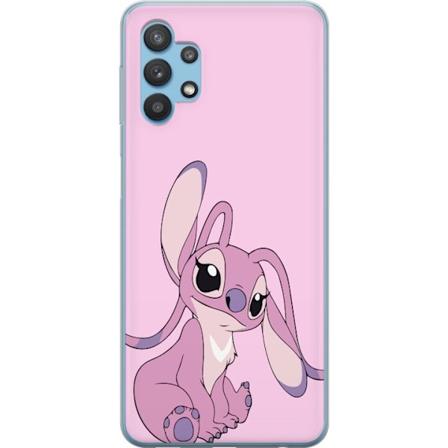 Samsung Galaxy A32 5G Gjennomsiktig deksel Stitch rosa