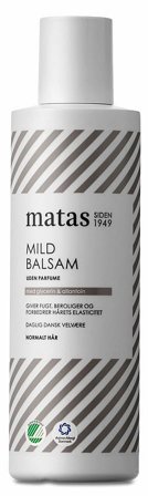 3 for 2 - Matas Striber Mild Balsam til Normalt Hår Uden Parfume 250 ml, Hår, Shampoo & Hårpleje, Balsam