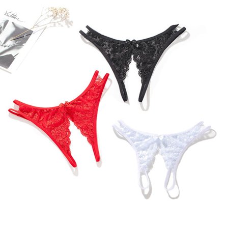 3-pak Kvinder Blonde G-streng Trusser, Lavtaljede T-ryg Trusser Blødt Åndbart Undertøj, Komfortable Sømløse Underbukser til Daglig Brug