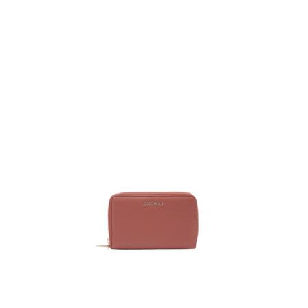 Coccinelle, Metallic Soft Wallet Różowy, Kobieta, Rozmiar: ONE Size