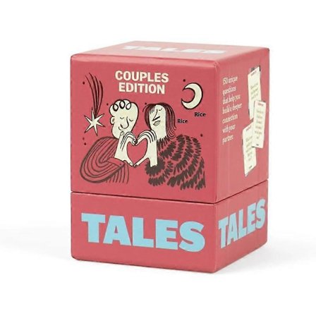 Samtalestarterkort Tales Couples Edition 150 Kort Kuraterte Spørsmål Skap Dype Forbindelser Spill Date Night (LGL)