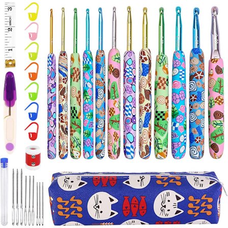 Paket med 12 lergreppsstickor 2,25 mm - 8,0 mm