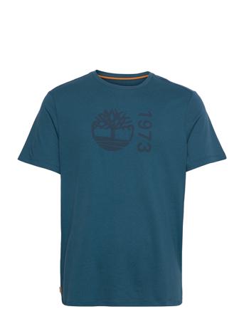 Ss Branded Tee Blue Timberland