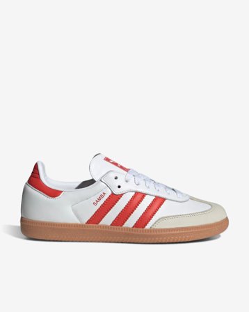 Adidas - Samba OG W - Cloud White/Solar Red
