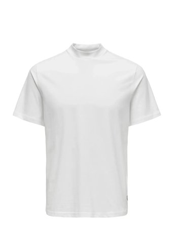ONLY & SONS | Onsotis Life Reg Mock Neck Tee | S
