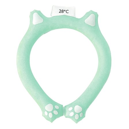 Kølering til nakken - Bærbar kølering til nakken - Genanvendelig håndfri køler til sommerens varme - Grøn