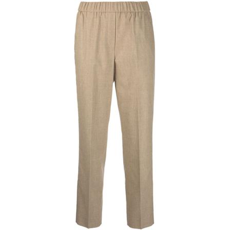 Peserico, Cropped dress pants Bruin, Heren, Maat:L