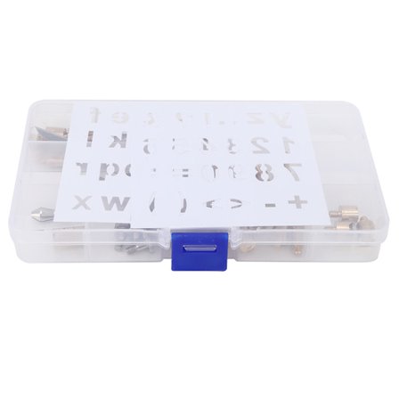 57 Deler Pyrografi Pennsett Kobber Sveiseutstyr Graveringsverktøy