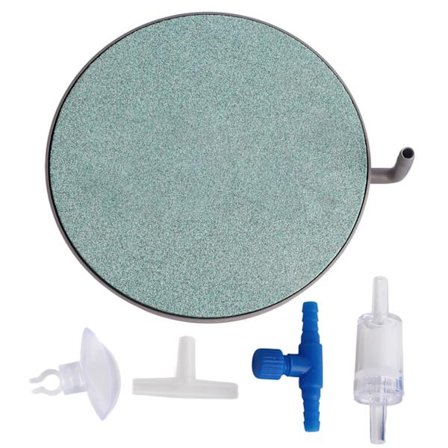 Luftbobleskive Professionel Rustfrit Stål Oxygenation Akvarium Bobbelsten til Akvarium Fiskekum 38mm 38mm/1.50in