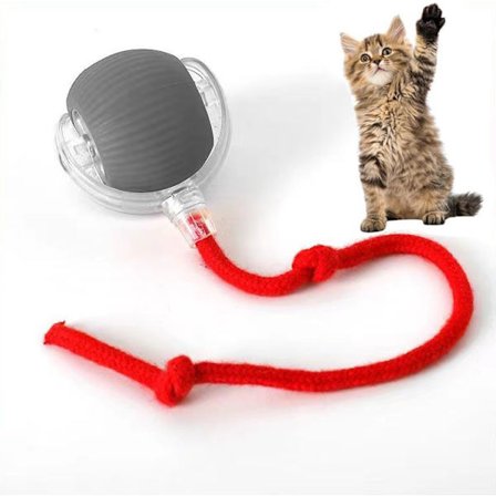 Interaktiv Kattleksak Boll / Leksak till Katt – Elektronisk Kattleksak, Boll som rör sig, Automatisk, 3 Lägen