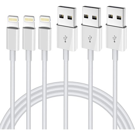 3x Lyn USB-kabel for Apple (3 meter)