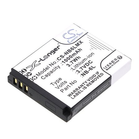 Batteri til kamera til Canon Digital IXUS 200 IS, Digital IXUS 210 og andre