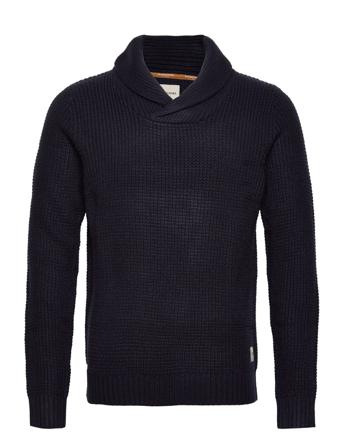 Jjenick Knit Shawl Neck Noos Blue Jack & J S