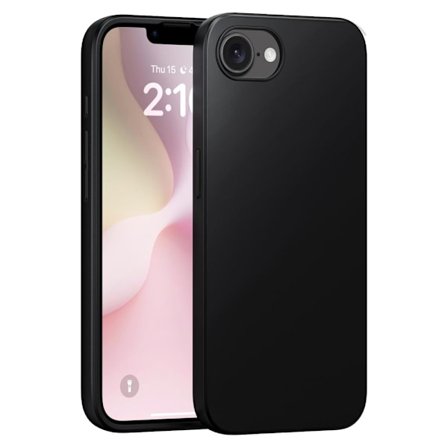 SKALO iPhone 16e Matsort Ultratynd TPU Cover - Sort
