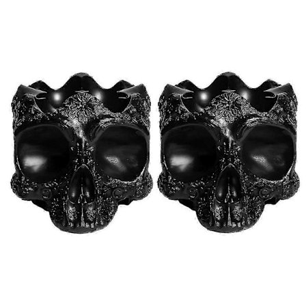 Gothic Halloween Skull Rack Resin Egg Rack