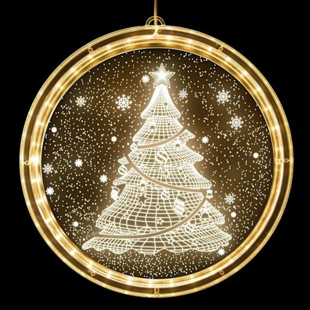 Store Julevindudekorasjoner Store LED Julelys (A)