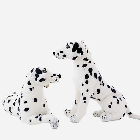 30/40/50cm Gosedjur Hund Dalmatiner Plyschleksak Verklighetstrogen Jätte Hund Leksak Realistiska Djur Barnleksaker Present Till Barn