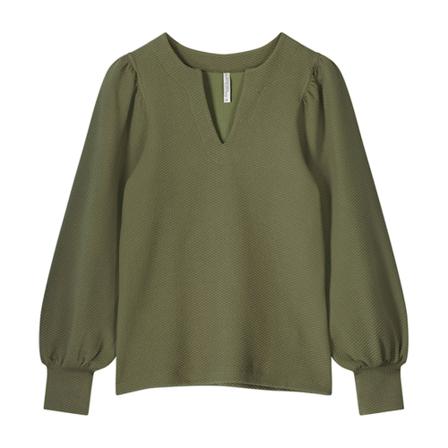 Summum Woman, Waffle texture top Groen, Dames, Maat:XL